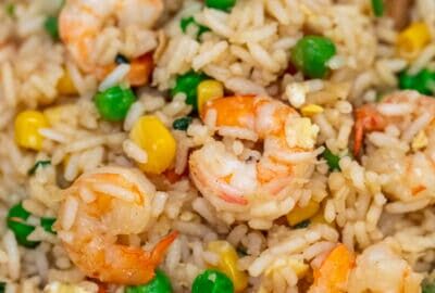 Easy to make Fried Rice in one hour, the Perfect Chicken and Shrimp Fried Rice