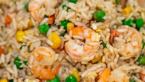 fried rice, chicken fried rice, shrimp fried rice